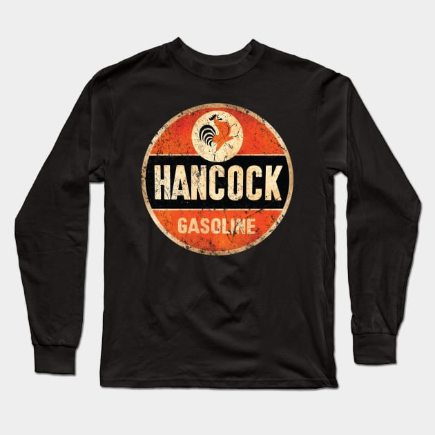 Hancock Gasoline Long Sleeve T-Shirt by MindsparkCreative